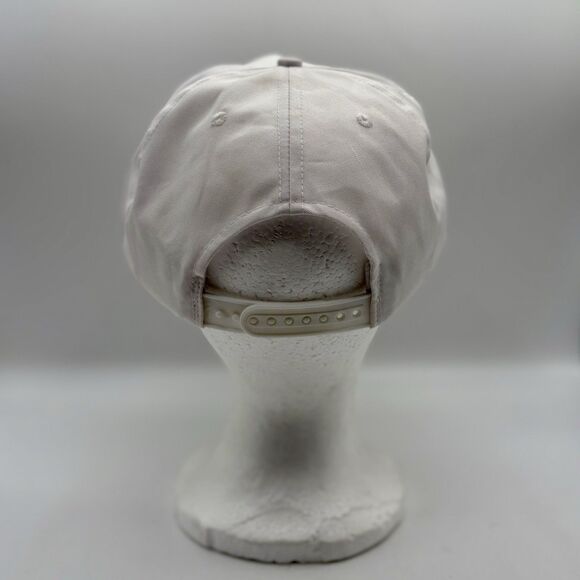 Vintage CAT Caterpillar Patch Construction Trucker Rope Hat Snapback Cap White - Picture 4 of 9